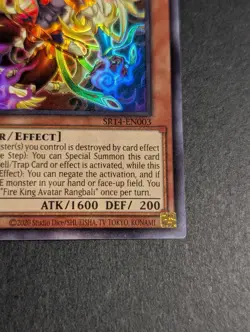🔥💯Yugioh Fire King Avatar Rangbali UR 1st Ed. SR14-EN003 🔥💯 - Image 5