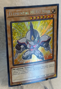 Yugioh Elemental HERO Neos - BLMM-EN003 - Secret Rare - 1st Edition - Image 2