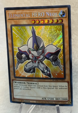 Yugioh Elemental HERO Neos - BLMM-EN003 - Secret Rare - 1st Edition - Image 3