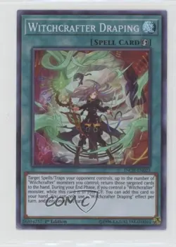 Witchcrafter Draping (SR) 1st Ed. YuGiOh The Infinity Chasers #INCH-EN023 - Image 1