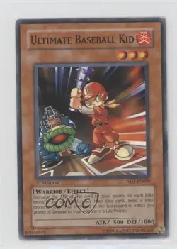 Ultimate Baseball Kid 1st Ed. YuGiOh Blaze of Destruction Structure Deck 2005 - Image 1