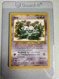 #47 Mew Black Star Promo WOTC Vintage Pokemon - Image 1