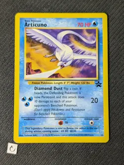 Articuno 22 - Black Star WOTC Promo Vintage Pokemon TCG LP - Image 1