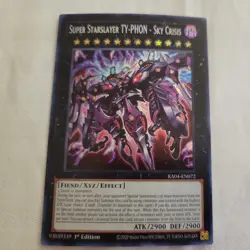 Super Starslayer Ty-phon - Sky Crisis Secret Rare RA04-EN072 Yugioh - Image 1