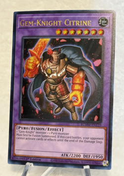 Yugioh! Gem-Knight Citrine - BLMM-EN139 - Ultra Rare - 1st Edition - Image 2