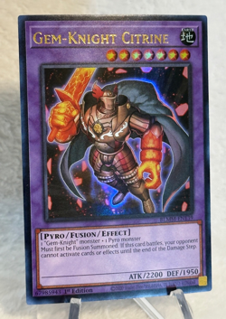 Yugioh! Gem-Knight Citrine - BLMM-EN139 - Ultra Rare - 1st Edition - Image 3