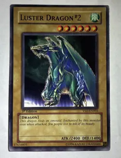 YUGIOH! 2006 #YSD-EN003 Luster Dragon #2 1st Edition - Image 1