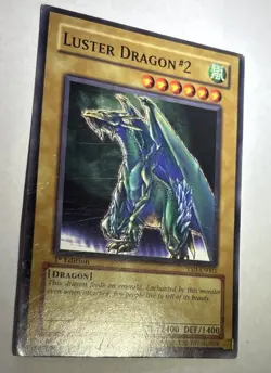 YUGIOH! 2006 #YSD-EN003 Luster Dragon #2 1st Edition - Image 2