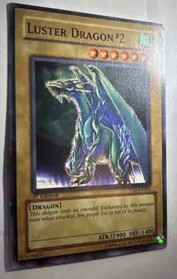 YUGIOH! 2006 #YSD-EN003 Luster Dragon #2 1st Edition - Image 3