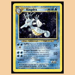 Kingdra #8 2000 Neo - Genesis Stage 2/Rare Holo Pokemon Card EX - Image 1