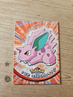 Nidoran #32 Topps Series 1 Blue Back Card Non Holo - Image 1