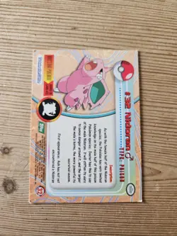 Nidoran #32 Topps Series 1 Blue Back Card Non Holo - Image 2