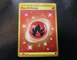 Basic Fire Energy 230/197 Obsidian Flames Gold Secret Rare Pokemon Card LP - Image 1