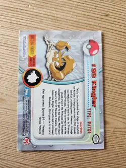 Topps Pokemon Kingler Non Holo 99 Series 1 Card Blue Topps Trading Card - Image 2