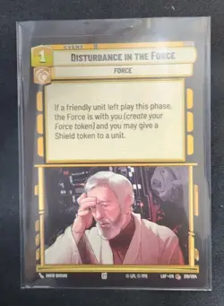 Disturbance in the Force 216/264 Star Wars Unlimited TCG Card LOF Near Mint NM - Image 1