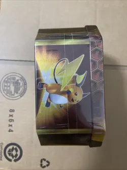 2019 Pokemon Trading Card Game Hidden Fates Fall Tin featuring Raichu GX NEW! 820650804816 - Image 4