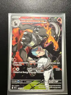 Team Rocket Houndoom 191/182 Pokemon TCG Card Mint Condition Gold Star - Image 1