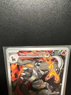 Team Rocket Houndoom 191/182 Pokemon TCG Card Mint Condition Gold Star - Image 3