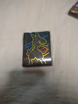 Pokemon Crown Zenith Lucario ETB Card Sleeves 65ct Sealed - Image 2