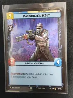 Magistrate's Scout 032/264 Star Wars Unlimited TCG Card LOF Near Mint NM - Image 1