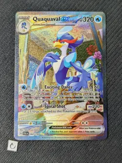 Quaquaval ex 260/193 - Paldea Evolved SIR Pokemon TCG NM - Image 1