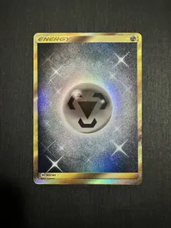 Metal Energy 163/149 NM Gold Full Art Secret Rare Sun Moon Base Set Pokemon Card - Image 1