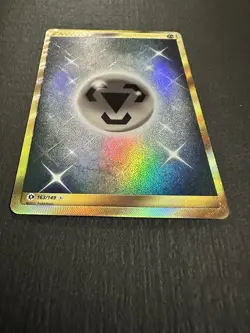 Metal Energy 163/149 NM Gold Full Art Secret Rare Sun Moon Base Set Pokemon Card - Image 2