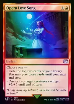 MTG Magic the Gathering Opera Love Song (147/764) Final Fantasy NM FOIL - Image 1
