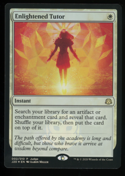 Enlightened Tutor - Foil - MTG Judge Promo - RareCo - Image 1