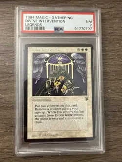 Divine Intervention Legends MTG Magic the Gathering PSA7 - Image 1