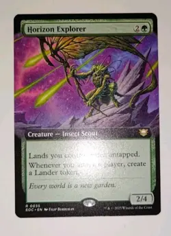Horizon Explorer Extended Art - EOC 0035 - NM - MTG Magic Ships In Toploader - Image 3