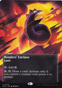 MTG Edge of Eternities Stellar Sights - Bonder's Enclave - EOS 49 - Borderless - Image 2