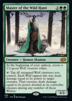 Master of the Wild Hunt NM, English MTG Jumpstart 2022 - Image 1