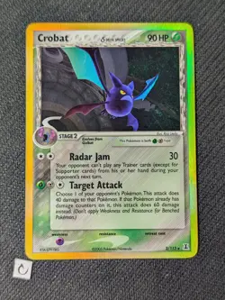 Crobat 2/113 - EX Delta Species Holo Rare Pokemon TCG LP - Image 1