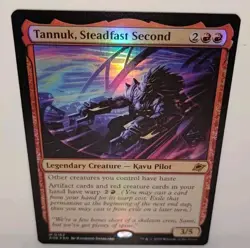 Tannuk, Steadfast Second Foil Edge of Eternities MTG 0162 EOE Ships In Toploader - Image 2