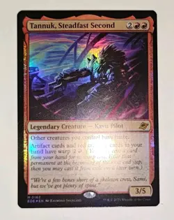 Tannuk, Steadfast Second Foil Edge of Eternities MTG 0162 EOE Ships In Toploader - Image 3