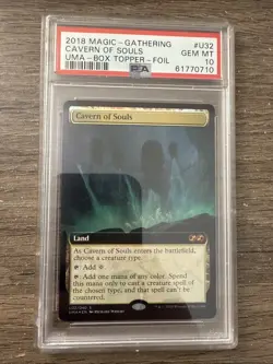CAVERN OF SOULS PSA 10 2018 Ultimate Masters Mythic 237 MTG - Image 1