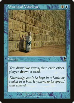 Words of Wisdom [Odyssey] Magic MTG - Image 1