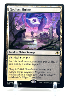 Godless Shrine #254 - Edge of Eternities Magic MTG - Image 1
