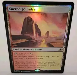 Sacred Foundry Rare Foil MTG Edge Of Eternities #256 NM Ships In Toploader - Image 2