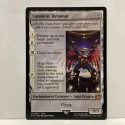 MTG Summon: Bahamut Magic: The Gathering Final Fantasy Mythic #0001 - Image 1