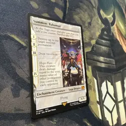 MTG Summon: Bahamut Magic: The Gathering Final Fantasy Mythic #0001 - Image 2
