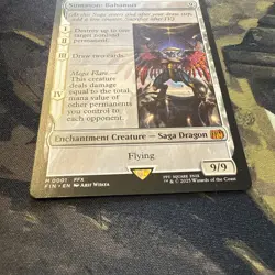 MTG Summon: Bahamut Magic: The Gathering Final Fantasy Mythic #0001 - Image 5