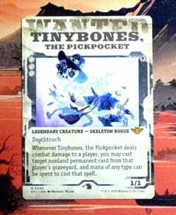 MTG Tinybones, the Pickpocket (Showcase) Regular OTJ 290 NM M - Image 1