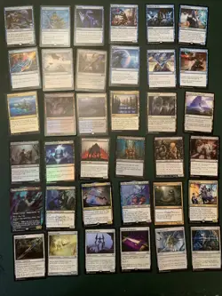 Mtg Black/blue Bundle: Blood Artist (foil), Winter Cursed Rider,Hedron Archive - Image 1