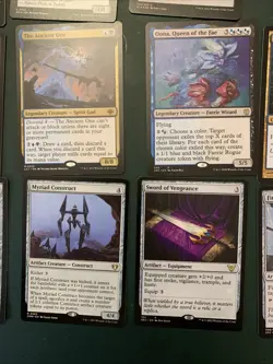 Mtg Black/blue Bundle: Blood Artist (foil), Winter Cursed Rider,Hedron Archive - Image 3