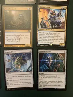 Mtg Black/blue Bundle: Blood Artist (foil), Winter Cursed Rider,Hedron Archive - Image 4