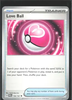 Pokemon Twilight Masquerade 156/167 Love Ball - Image 1
