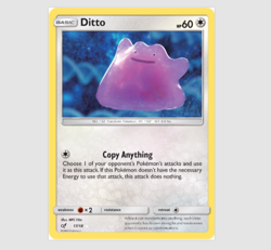 Pokemon TCG Ditto 17/18 Detective Pikachu Holo Rare - Image 1