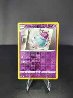 Polteageist 092/202 Sword & Shield Reverse Holo Rare 2020 Pokemon TCG VLP - Image 1